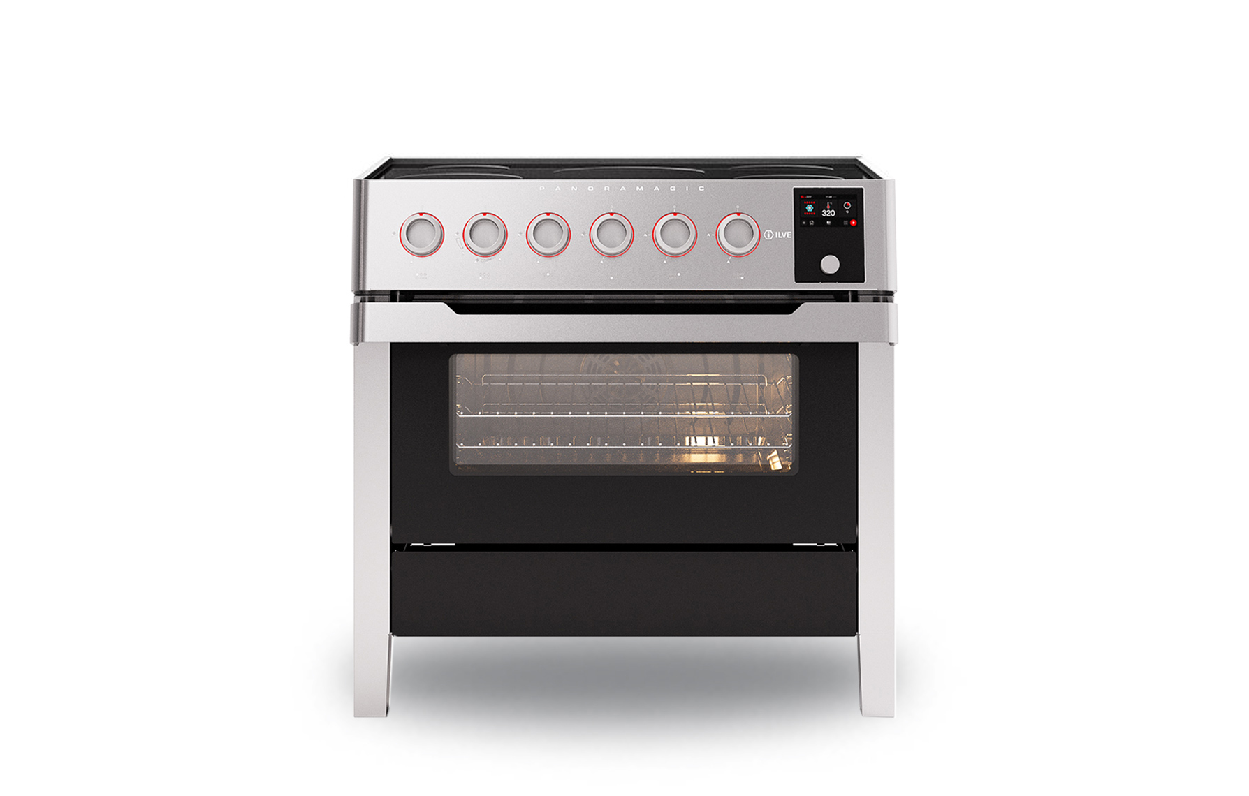 Ilve Panoramagic Cm Induction Range Cooker Rangecookers Co Uk